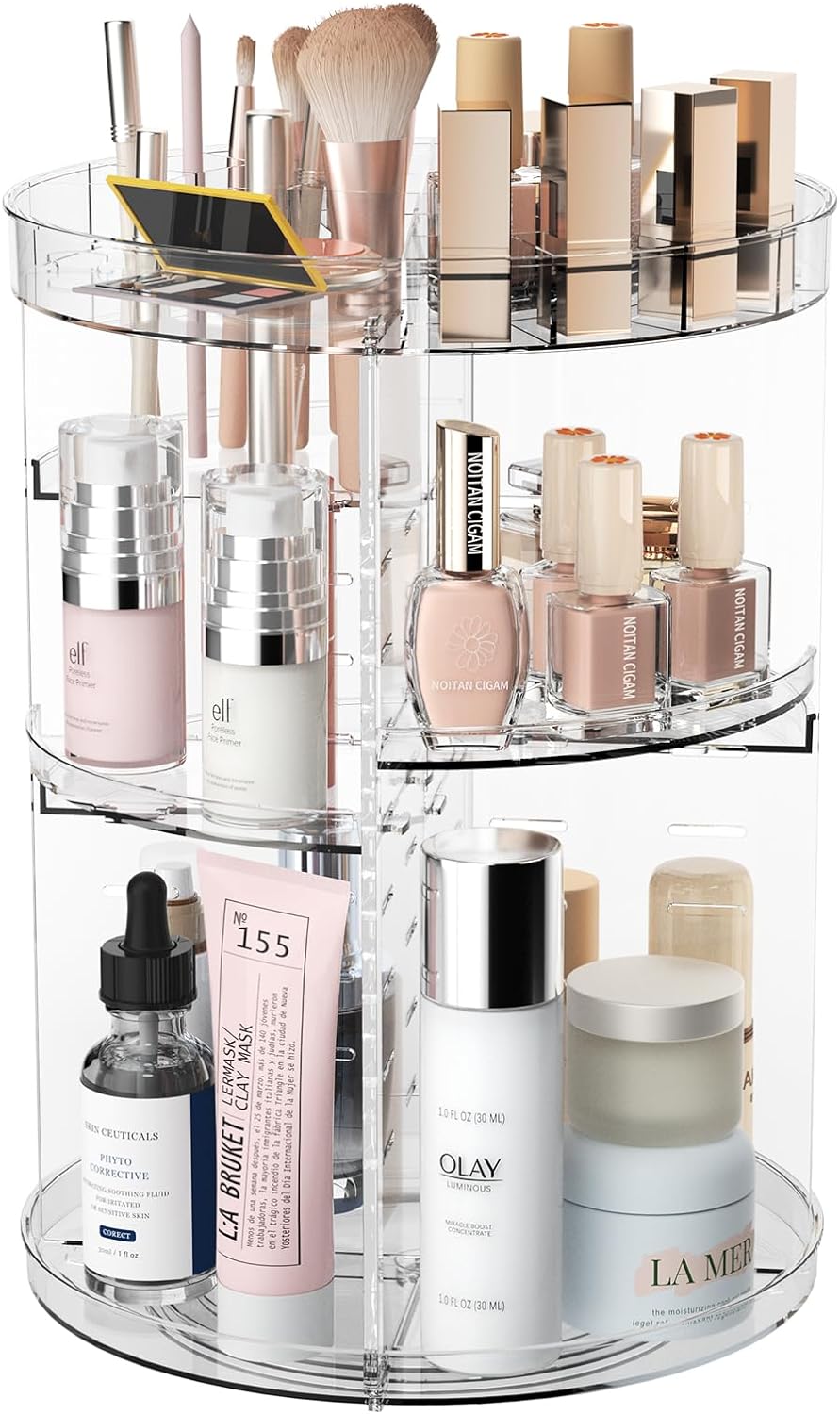 360 Rotating Makeup Organizer