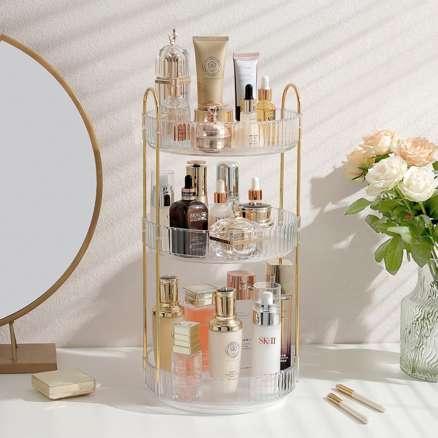 Rotating Makeup Organizer